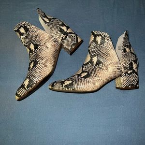 Steve Madden Snake Print Boots